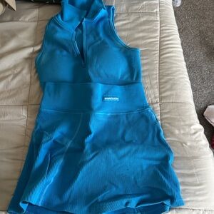 Fashion Nova Vibrant Blue Sleeveless Dress